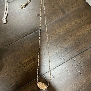 Kendra Scott Elisa Gold Drusy necklace